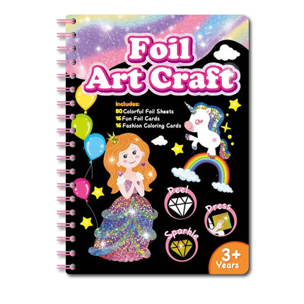 DIY Cartoon Magical Transfer Painting Crafts for Kids Arts and Crafts Toys Children Creative Educational Learning Drawing Toys