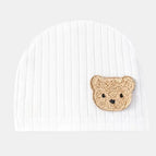 Bear White Hat / 3-6 months