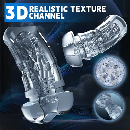 Male Masturbator Penis Pump Male Sex Toys for Men  Rotating Vibrating Sucking Licking Adult Toys Mens Sex Toys Pumps & Enlargers