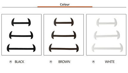 3 Colors 12Pcs/set Lazy No Tie Shoelaces for Men Women Leather Shoes Elastic Silicone Shoe lace Suitable High Quality