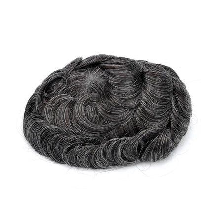 Beeos Full Swiss Lace Toupee Men Indian Human Hair Toupee Men Hair Replacement System Protesis Capilar Hombre Mens Toupee