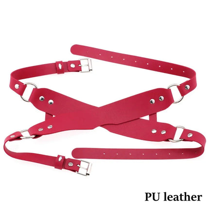 Bdsm Eye Mask Sex Bondage Adult Game Couples Leather Harness Mask Wearble Costumes For Women Men Cosplay Toys Face Masks Product