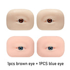 1pcsBrown1pcs blue
