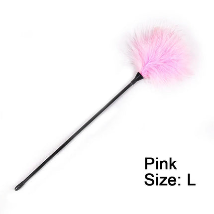 42cm Flirting Feather Tickled Whip Spank Flogger Clit Tickler BDSM Bondage Slave Erotic Adult Toys SM Product Sex Shop Sex Toys