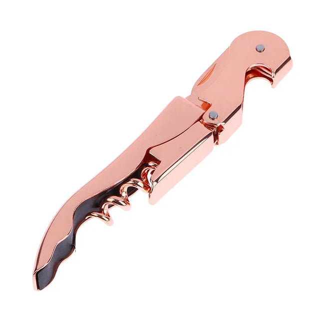 Wine Opener,Stainless Steel Double Hinge Corkscrew Professional Waiter Beer Bottle Opener for Restaurant Waiters or Bartenders