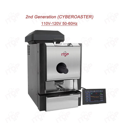 ITOP Coffee Bean Roaster CBR-2 Drum Roasting Machine Using with Artisan,500g Roaster With Cooler Smoke Filter