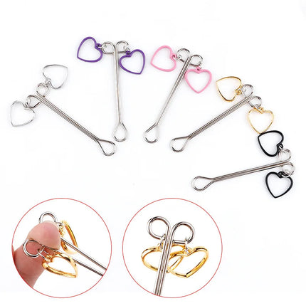 Sexy flirt Nipple Clamps Labia Breast Nipple Clamps With Chain Clips Slave Bdsm Fetish Erotic Toys Sex Tool For women Adult Game