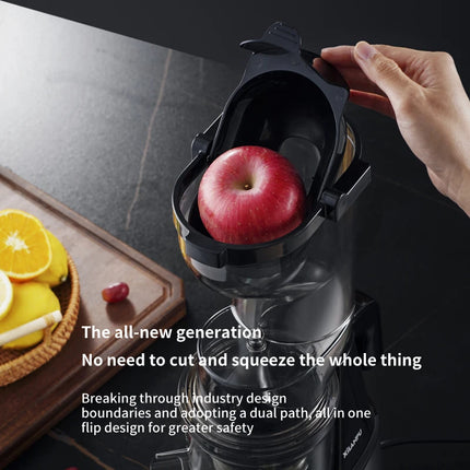 Vegetable Fruit Orange Extractor Commercial Multifunctional Juice Machine Big Mouth Cold Press Masticating Electric Slow Juicer