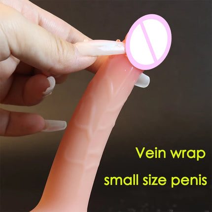 Cheap 4 Sizes Realistic  Silicone Dildo Women Erotic Anal Sex Toys Gay Soft Clitoris Vaginal Masturbators Penis Suction Cup Dick