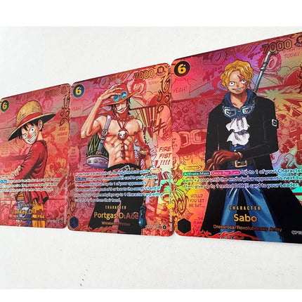 Anime One Piece Japanese English Version OPCG Comics Replica Shanks Rayleigh Nika Luffy Buggy Teach Game Anime Collection Cards