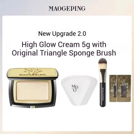 Maogeping Face Highlight Cream Light and Shadow Sculpting Highlight Powder Cream Contouring Makeup Cosmetics