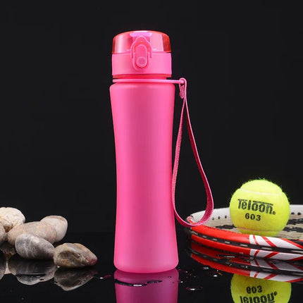 560ml Water Bottle Outdoor Adult Sports Water Cup Portable Plastic Bottle Student Teapot Kitchen Drinking Tools