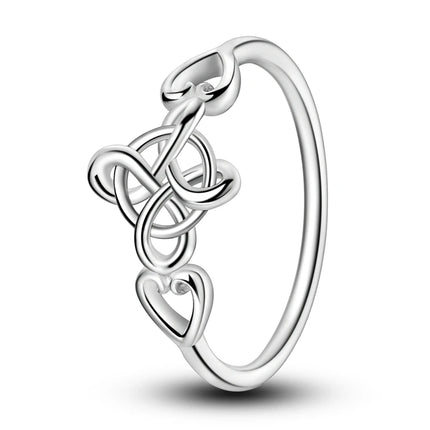 Shine Zircon Ring 925 Silver Original Stone Multi Layer Simple Infinitely Wide Rings For Women FineJewelry Wedding Party Gift