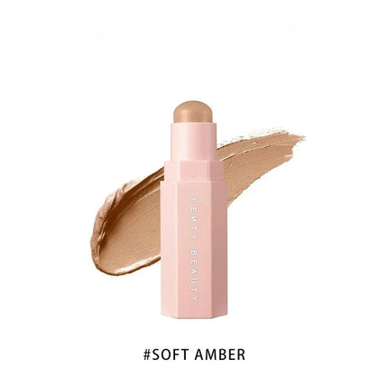 Fenty Beauty Multi-color Contour Stick Concealer Facial Matte 3D Diamond Highlight Non Fading Water Gloss Lip Glaze Gloss Makeup
