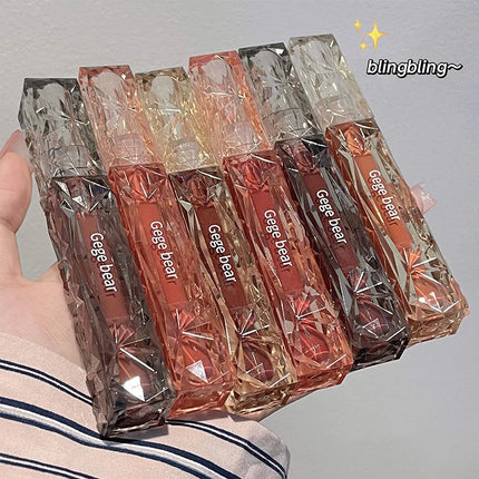 Gege Bear Crystal Mirror Water Lip Gloss Hydrating and Ultra-Moisturizing High Shine Glossy Lip Tint for Fuller Lips