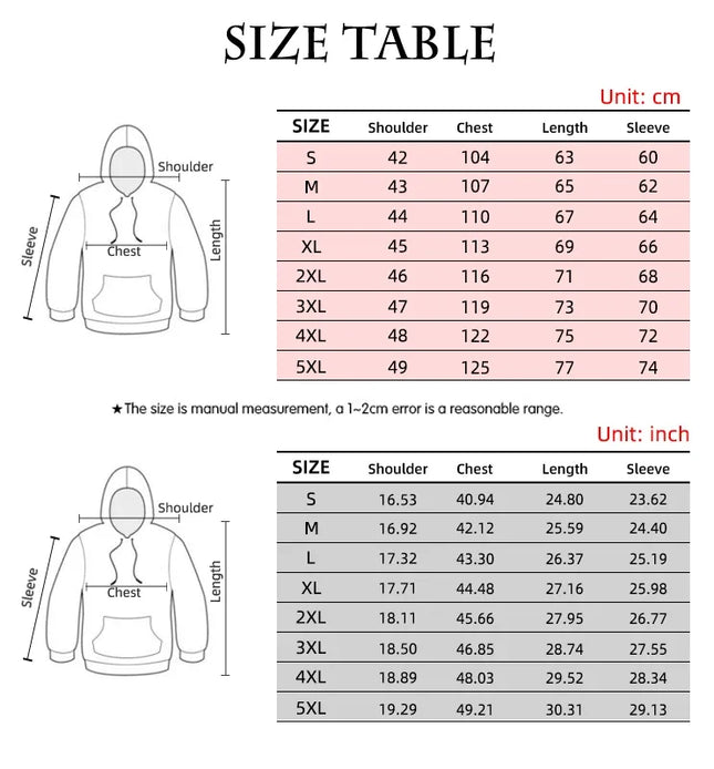 Fashion New Whirlpool Pattern men's Hooded Sweatshirt 3D Printed Color Sports Shirt Stree men's And women's Super Large Hoodies