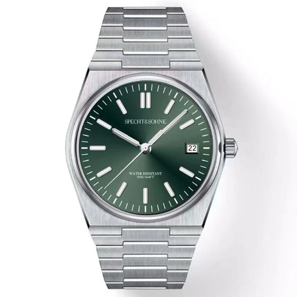 2025 New Arrivals Specht&Sohne Mens Watches Stainless Steel Sapphire Classic Quartz Men Watch Relogio Masculino 100M Waterproof
