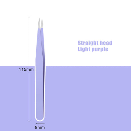 Colored Anti-Static Tweezers For Eyelash Extension Eyebrow Stainless Steel Set Beauty Precision Tweezers Makeup Kit Repair Tools