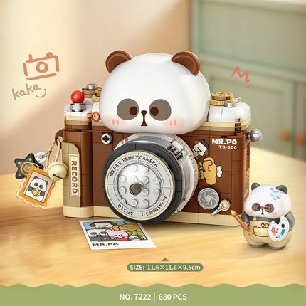 LOZ Retro Home Appliance Toys Series: Coffee Machine, Camera, MOC Building Blocks Desktop Ornament, Assembly Toys, Birthday Gift