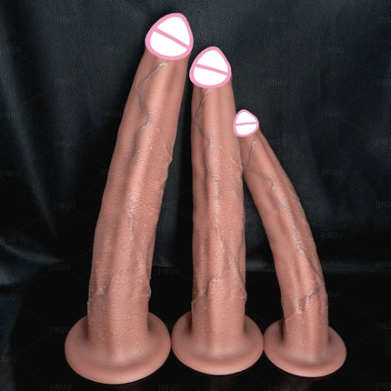 Realistic Long Dildo Anal Plug with Suction Cup Strap-on Penis Butt Plug Long Dick Sex Toys for Women men Phallus Anal Dilator