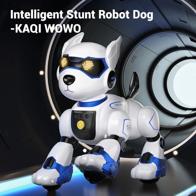 Intelligent RC Robot Electronic Dog Stunt Dog Voice Command Programmable Touch-sense Music Song for Boy Girls Children Toys