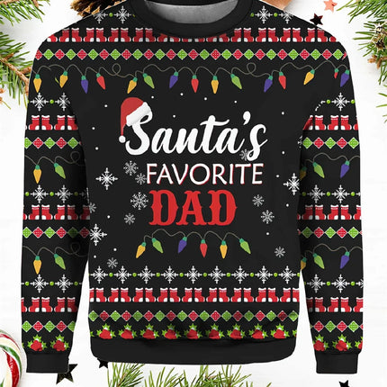Funny Santa Claus Graphic Ugly Christmas Sweater For Men Fashion Autumn Winter 3D Printed Sweatshirt Casual Oversized Pullovers