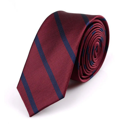 5cm Narrow Tie Fashionable Trend Tie Striped Polka Dot Flower Pattern Tie Student Personalized Accessory Casual Daily Matching