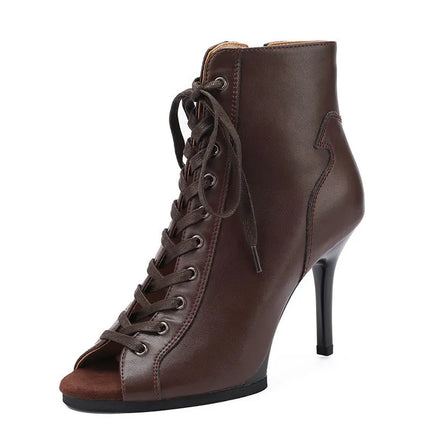 Women Black High Heels Trend  Stilettos Jazz Dance Woman Shoes Latin Dancing Street Sexy Stilettos Booties Plus Size
