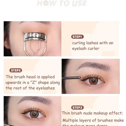 Judydoll Lashes Mascara Waterproof Silk Fiber Mascara Black Long Curling Eyelash Extensions Sexy Eyes Makeup Cosmetics