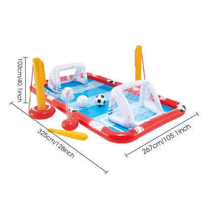 New Water Slide Children Fun Lawn Water Slides Iatables Pools Ring Tosses Game For Kids Summer Slide Set Backyard Outdoor Toys