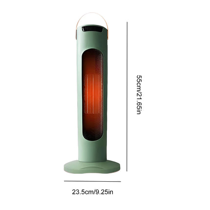 2000W Vertical Heater with Digital Display Ceramic Heater Fast Heating Portable Heater for Indoor Use Bedroom Home Office