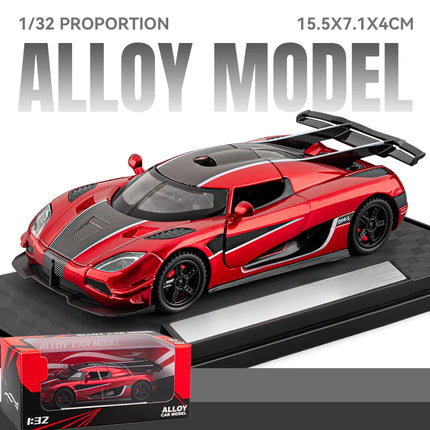 1:32 KNSG ONE 1 ONE-1 Miniature Toys Cars Alloy Diecast Models Boy High Simulation Miniature Holiday Present And Home Trendy Toy