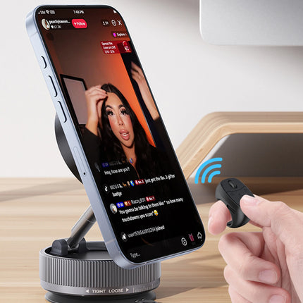 Bluetooth-Compatible 5.3 Remote Control Mouse Scrolling Ring Page Turner for Smartphones Wireless Camera Shutter Selfie Button