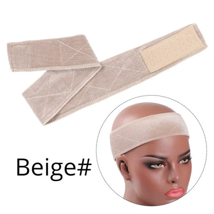 Nunify Non-slip Soft Velvet Women  Wig Grips Headband Women Velvet Wig Accessories Grip Scarf Headband Adjustable