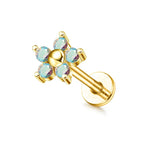 Flower / Earrings / China Mainland|1.2(16G )x6mm|Ears|Animal