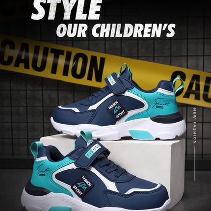 New Children's Leather Casual Shoes For Boy Girls Sneakers Breathable Kids School Walking Non-slip Sport Running Shoes Outdoor