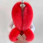 Red / Scarf 120 cuff 13cm