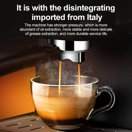 Semi-automatic espresso machine 20Bar high pressure extractor 3-in-1 coffee machine with milk froster cappuccino or latte