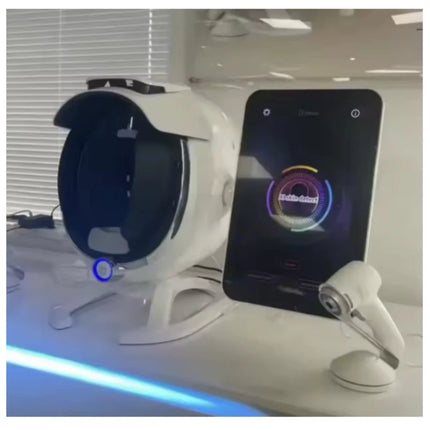 2026 High-configuration 36 million A6 intelligent 3D digital AI facial visual skin analyzer with handheld microscopic detector
