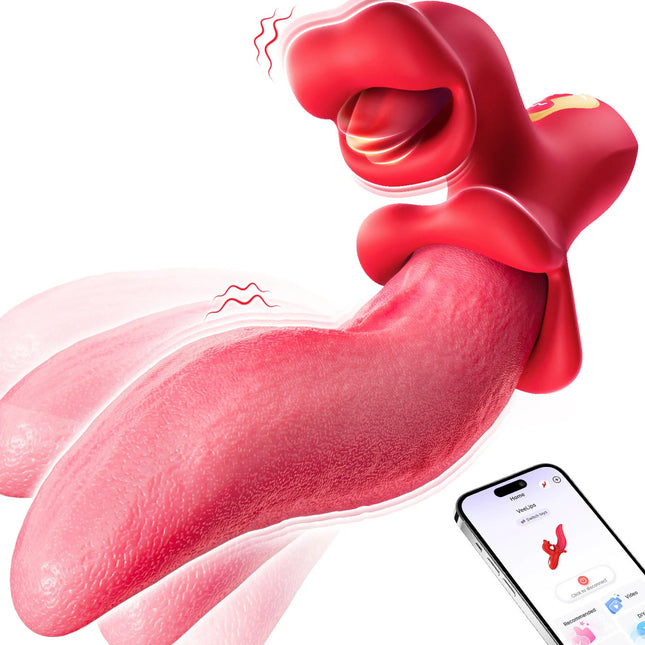 Pink Tongue Rabbit Stimulator 360 Degree Swing Design 9 Licking 9 Vibration Modes Soft Silicone USB Charging Private Sex Toy 18+