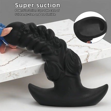 Super Big Black Anal Dildo Realistic Penis Prostate Massage Anus Dilator Oversized Dick Masturbator Adult Sex Toys for Woman Man