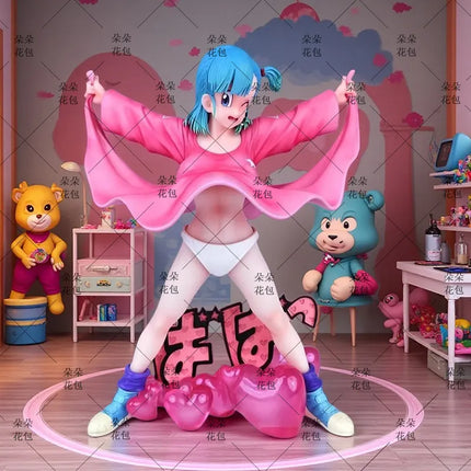 Bulma Dragon Ball Gk Figure Anime Beautiful Girl Resin Statue Collectible Desktop Ornament For Anime Collection Enthusiasts