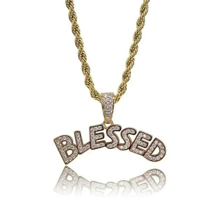 Hip Hop Iec Out Put Crystal Zirconia Dollar Sign Pendant Necklace Fashion Punk Cool Rock Rap Party Jewelry Accessories for Men