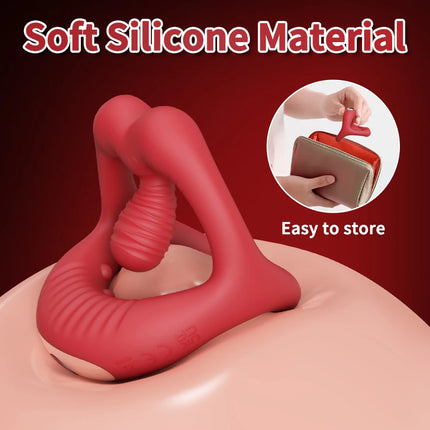 Sex Toys Vibrators Cock Ring for Men Clitoral Perineum Testicles Pleasure Toy Penis Ring Male Delay Ejaculation Adult Products
