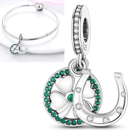 New 925 Sterling Silver Charms Beads Sunflower Flower Daisy Original Charm Pendant Fit Charm Bracelets DIY Jewelry Birthday Gift