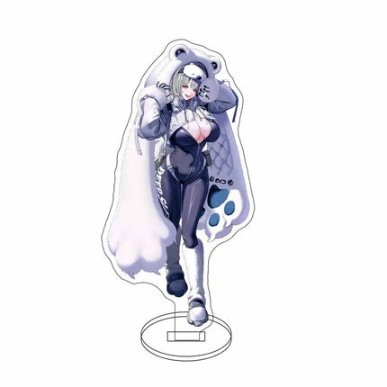 Anime Nikke Goddess Of Victory Figures Model Plate Sexy Girl Cute Girl Pattern Key Ring Acrylic Standing KeyChain for Women Men
