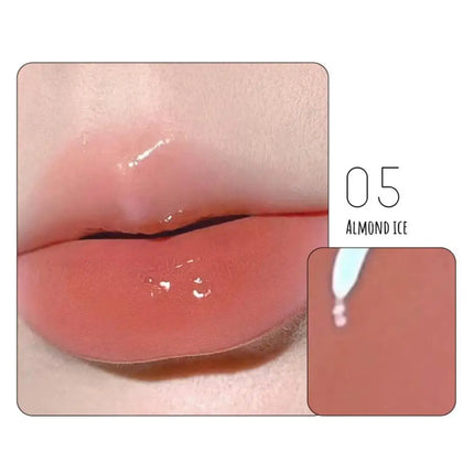 Mirror Watery Essence Lip Gloss Liquid Lipstick Jelly Lip Glaze Fading Lip Lines Water Light Jelly Makeup Moisturizing Lips Tint