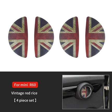 Car Door Handle Decoration Leather Sticker For Mini Cooper JCW F56 F60 F55 F54 R56 R60 R55 Countryman Car Interior Accessories