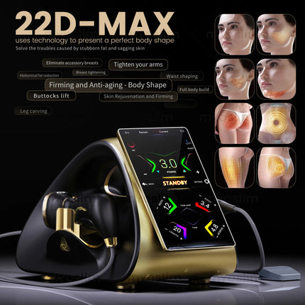 Professional 22D MAX HIFU Beauty Equipment Machine for Facial Tightening Slimming And Fat Reduction Latest Model