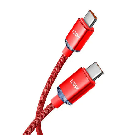 NNBILI 120W 6A Fast Charge USB Type C Quick Charge Cable For Samsung S23 Xiaomi 14 Huawei Phone Fast Charging Cable Data Cables